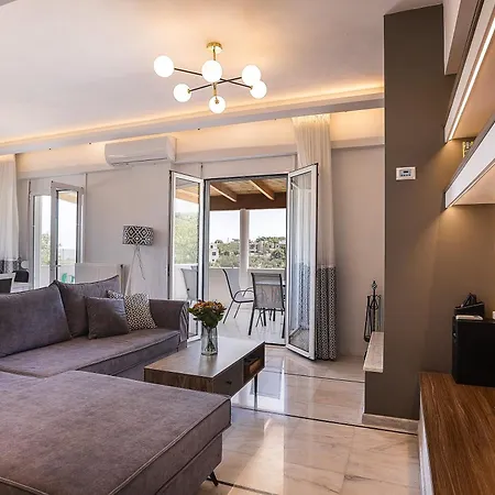 וילה Luxurious - Private Pool, Jacuzzi, Sauna, & Gym - 13km To Rethymno Center *