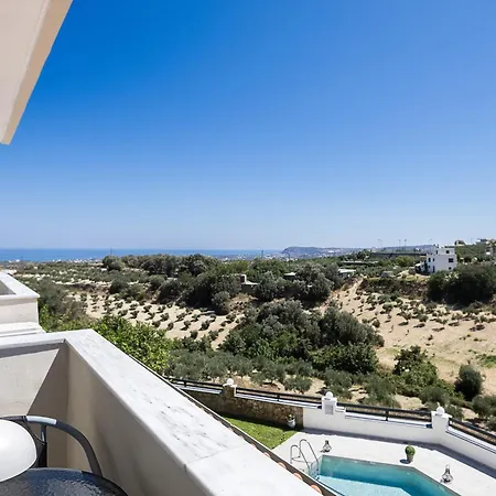 וילה Luxurious - Private Pool, Jacuzzi, Sauna, & Gym - 13km To Rethymno Center Kirianna