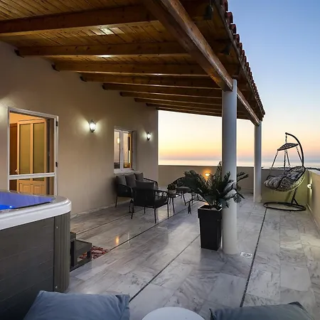 וילה Luxurious - Private Pool, Jacuzzi, Sauna, & Gym - 13km To Rethymno Center Kirianna