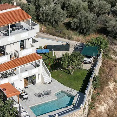 וילה Luxurious - Private Pool, Jacuzzi, Sauna, & Gym - 13km To Rethymno Center *