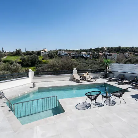 Luxurious - Private Pool, Jacuzzi, Sauna, & Gym - 13km To Rethymno Center Villa