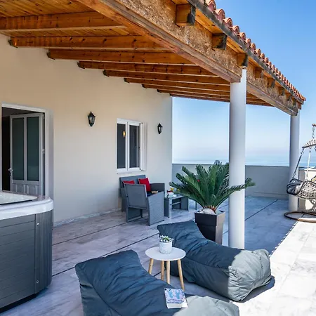 Villa Luxurious - Private Pool, Jacuzzi, Sauna, & Gym - 13km To Rethymno Center
